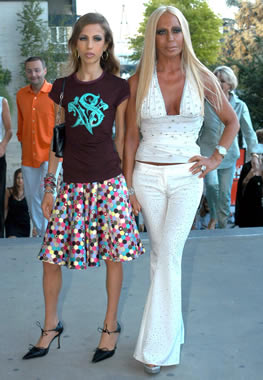 allegra beck & donatella versace